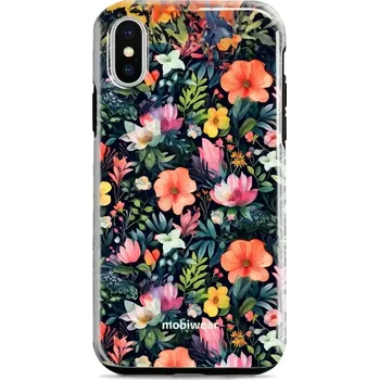 Pouzdro na mobilní telefon Odolný obal Mobiwear Elite Pro - Apple iPhone XR - EP48E Pestré kvítky (Odolné pouzdro, obal kryt Mobiwear Elite Pro - maximální ochrana mobilu, zesílené hrany, přesné výřezy, pohodlné držení, odolná grafika, kvalitní materiály)