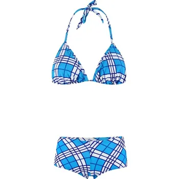 Dámské plavky Aqua E dívčí plavky se sukénkou 7-8 let modrá