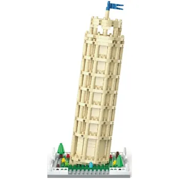 ostatní stavebnice KOCO Stavebnice Šikmá věž v Pise 548 dílků 8x8x17,5 cm