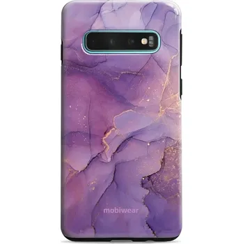 Pouzdro na mobilní telefon Odolný obal Mobiwear Elite Pro - Samsung Galaxy S10 Plus - EP20E Fialový mramor (Odolné pouzdro, obal kryt Mobiwear Elite Pro - maximální ochrana mobilu, zesílené hrany, přesné výřezy, pohodlné držení, odolná grafika, kvalitní materiály)