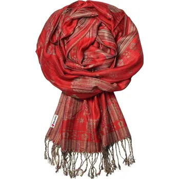 Šátek Dunaj velký obdélníkový šátek rubínový červená
