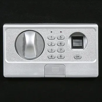 Trezor Nábytkový trezor se čtečkou otisků prstů 25 x 35 x 25 mm 16 l černý