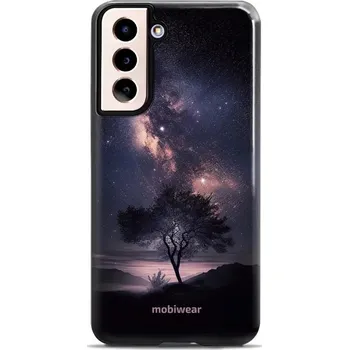 Pouzdro na mobilní telefon Odolný obal Mobiwear Elite Pro - Samsung Galaxy S21 - E005E Strom s galaxií (Odolné pouzdro, obal kryt Mobiwear Elite Pro - maximální ochrana mobilu, zesílené hrany, přesné výřezy, pohodlné držení, odolná grafika, kvalitní materiály)