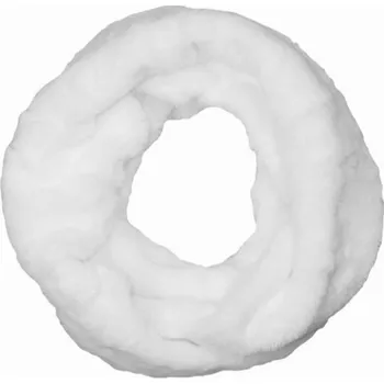 Šála Caine tunelová kožešinová šála bílá