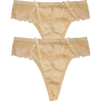 Kalhotky Windy Flower tanga online - 2bal S béžová