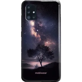Pouzdro na mobilní telefon Odolný obal Mobiwear Elite Pro - Samsung Galaxy A71 - E005E Strom s galaxií (Odolné pouzdro, obal kryt Mobiwear Elite Pro - maximální ochrana mobilu, zesílené hrany, přesné výřezy, pohodlné držení, odolná grafika, kvalitní materiály)