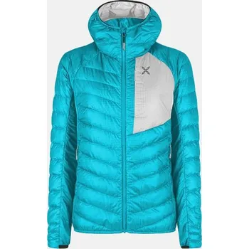 Bunda MONTURA Women Pure Duvet Barva: Turquoise-Quiet Grey, Velikost: S
