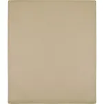 Jersey prostěradla 2 ks taupe 100x200 cm bavlna Hnědošedá 136223