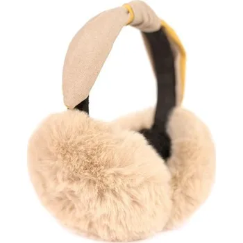 Zimní čelenka Plyšové klapky na uši Anastasia Béžové Artofpolo FAcz21360ss01