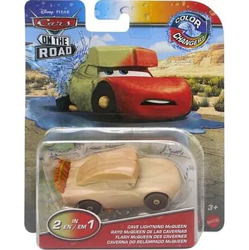 Mattel Cars autíčko měnící barvu – Jeskynní Blesk McQueen