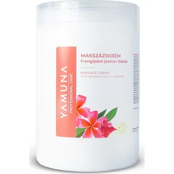 Masážní přípravek Masážní krém Yamuna - Frangipani-Jasmín 1000 ml