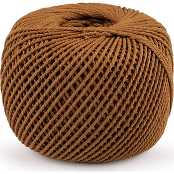 Příze Bavlněná příze macrame Ø2 mm rozčesávací