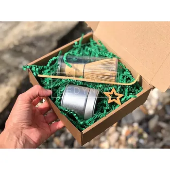 Dárkový potravinový koš Matcha ceremoniální dárkový balíček - ks