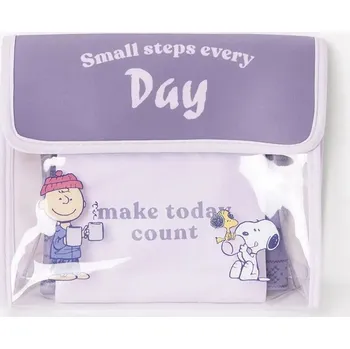 Sada kosmetických tašek women'secret Snoopy 3-pack fialová barva, 4848808