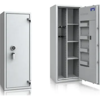 Trezor ISS Kombinovaný trezor St. Gallen WF MAX KOMBI 56466.52 EL, světle šedý