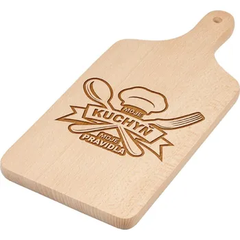 Kuchyňské prkénko Dárkové prkénko Moje kuchyň, moje pravidla 30cm