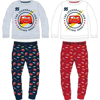 Chlapecké pyžamo Auta - Cars - licence Chlapecké pyžamo - Auta 52049932, bílá / červená Barva: Bílá, Velikost: 104
