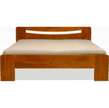 Postel Dřevěná postel Carlo 200x90 Dub Doprava ZDARMA.