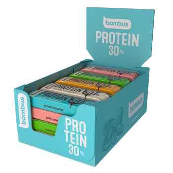 Bombus Proteinové tyčinky PROTEIN 30 % - MIX Karton - 20 ks