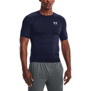 Under Armour HG Armour Comp SS M 1361518-410 - navy S