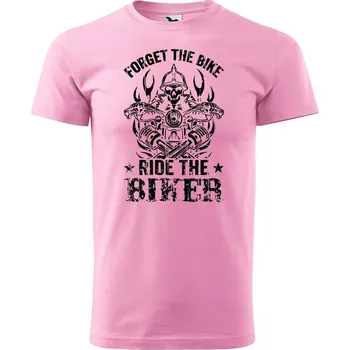 Pánské tričko DOBRÝ TRIKO Pánské tričko s potiskem Biker Velikost: 2XL, Barva: Růžová