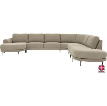 Sedací souprava Sedací souprava DUNA ve tvaru U, pravá, béžová (preston 21 taupe)