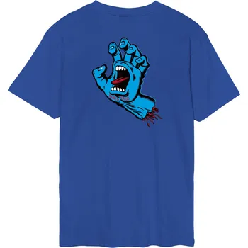 Pánská móda SANTA CRUZ triko - Screaming Hand Chest Ultramarine (ULTRAMARINE) velikost: S