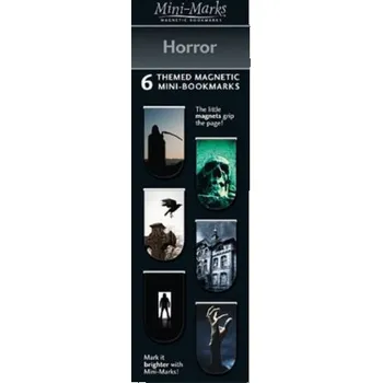 Set školních potřeb Zakładki magnetyczne Horror (6 sztuk) (PL)