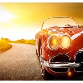 Blahopřání s motivem auta