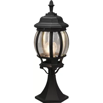 Venkovní osvětlení Trio Leuchten 506960132 ELVO - Zahradní stojací lampa v černé barvě ,IP44, výška 49cm (Retro stojací svítidlo na zahradu IP44)