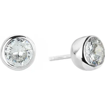 Náušnice Bealio BEALIO Stříbrné náušnice KOLEČKO 7 mm 03-11742-3149