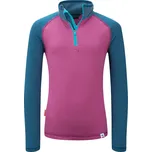 MIKINA TROLLKIDS RAULAND, BRIGHT BERRY / MADEIRA BLUE / DARK TURQUOISE Velikost: 98