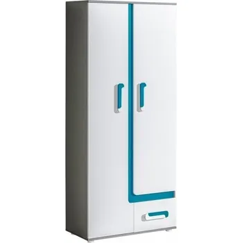 Šatní skříň Skříň Apettita 03 Antracit/bílá