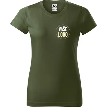 DOBRÝ TRIKO Dámské firemní tričko s vaším logem Barva: Khaki, Velikost: 2XL