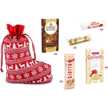 Čokoláda Mikulášská punčocha + sladkosti dle výběru Ferrero