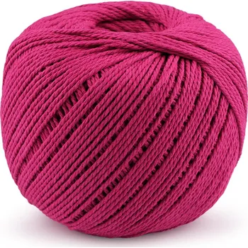 Příze Bavlněná příze macrame Ø2 mm rozčesávací