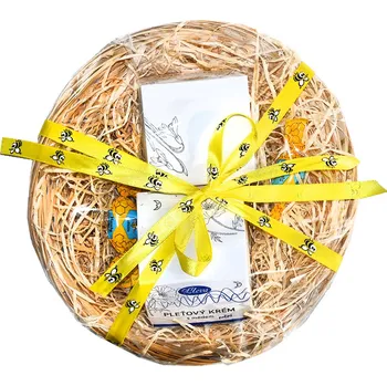 Kosmetická sada JaHan Pleva dárkový košík s pleť. krémy