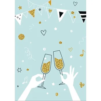 Blahopřání s obálkou Přípitek