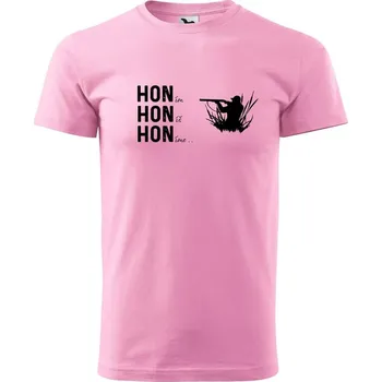 Pánské tričko DOBRÝ TRIKO Pánské tričko s potiskem Hon Velikost: XS, Barva: Růžová