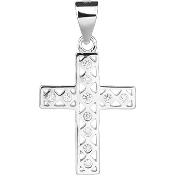 Přívěsek Bealio BEALIO Stříbrný přívěsek KŘÍŽ ornament 03-07718-3136
