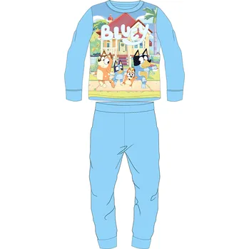 Chlapecké pyžamo Bluey - licence Chlapecké velurové pyžamo - Bluey 5204156A, světle modrá Barva: Modrá světle, Velikost: 92