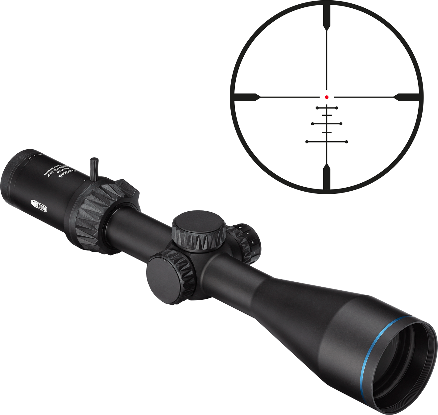 Meopta Optika6 3-18x56 RD SFP Záměrná osnova: BDC 3