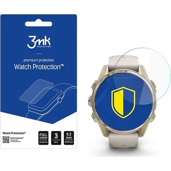 3mk ochranné sklo Watch Protection FlexibleGlass pro Garmin Fénix 8 Amoled 43mm Čirá