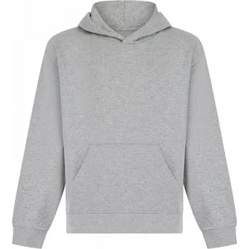 Chlapecká mikina SF Minni Dětská oversize klokanka se spadlými rameny s certifikací Vegan Barva: šedá melír, Velikost: 9-10 let SM531