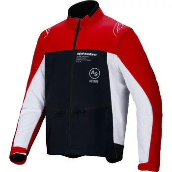Moto bunda Bunda LITE-DURA SOFTSHELL, ALPINESTARS (černá/červená/bílá) 2026 M