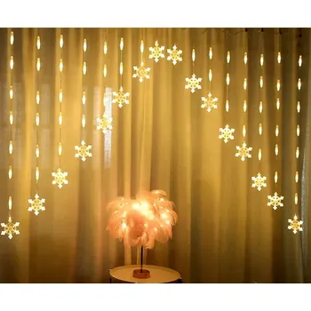 Vánoční dekorace smartLED LED vánoční řetěz, sněhové vločky XL a vánoční stromek, 3m