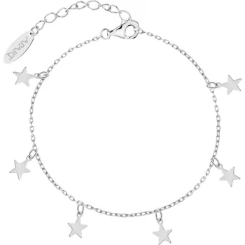 Náramek Stříbrný náramek - hvězdy - AP538-7123