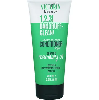 Victoria Beauty 1,2,3 DANDRUFF-CLEAN! Balzám na vlasy proti lupům s rozmarýnovým olejem 200 mL