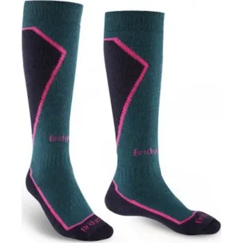 Dámské ponožky Bridgedale Ski Midweight+ Merino Performance Over Calf Velikost: 41-43
