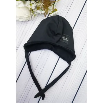 Čepice Kulišárny BLACK Black ušanka s fleecem velikost / orientační věk: 9/ 6-7 l